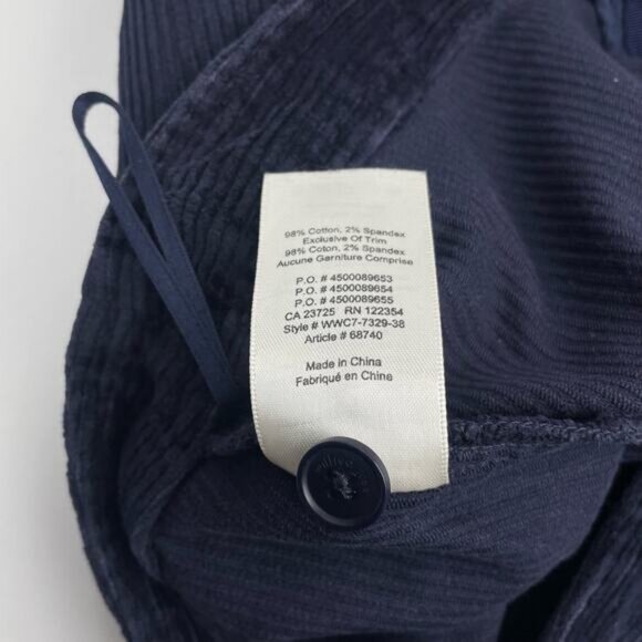 WILFRED FREE Aritzia Free Lily Corduroy Mini Skirt Sz 2 Navy - Picture 5 of 6